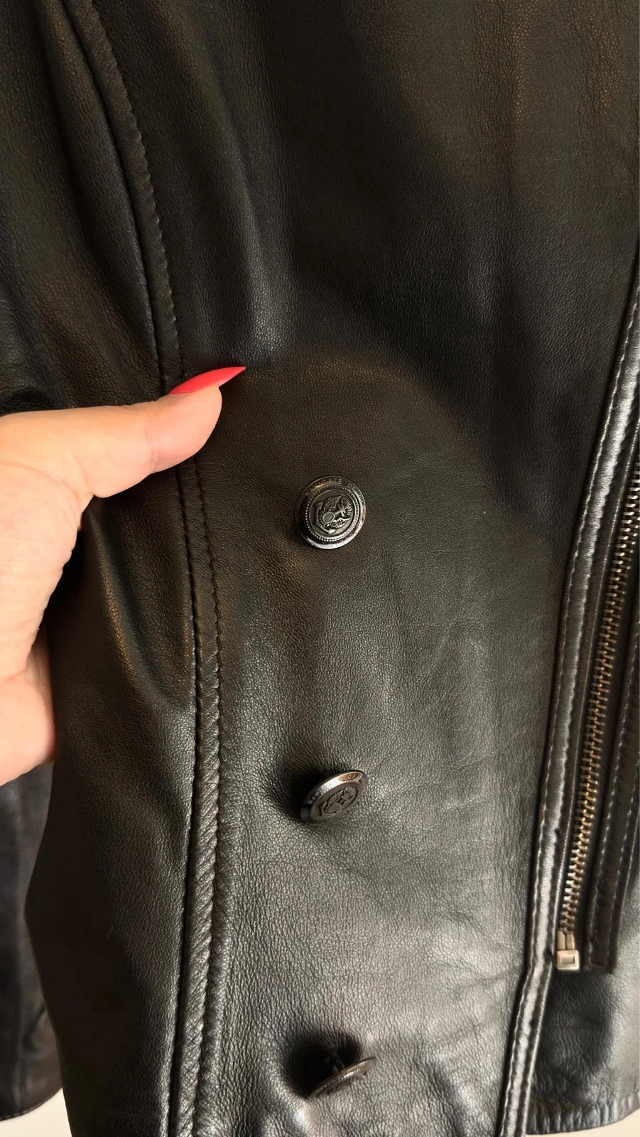Mooie jas van echt leer "Zara Woman" • S • TNC33 – photo 4